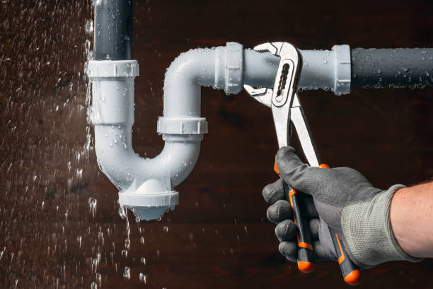 Professional Sewer Line Repair technician working in New Lisbon, NJ